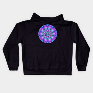 Luminous Cactii Mandala Kids Hoodie